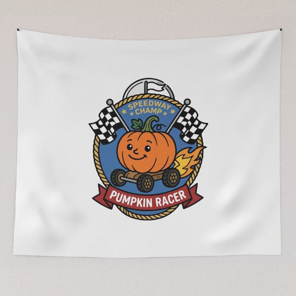 Item preview, Pumpkin Patch Racing Team - opt 6 designed and sold by jlStopMedia.