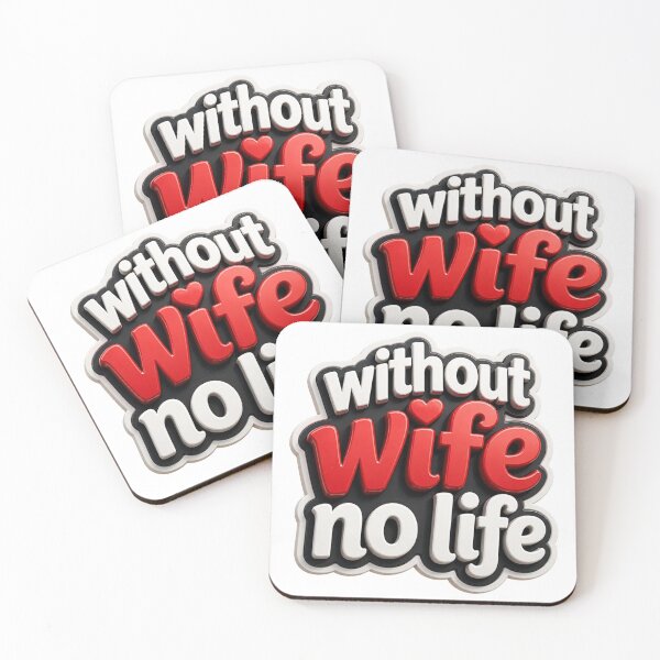 Item preview, Without Wife No Life 3D designed and sold by MR4me.