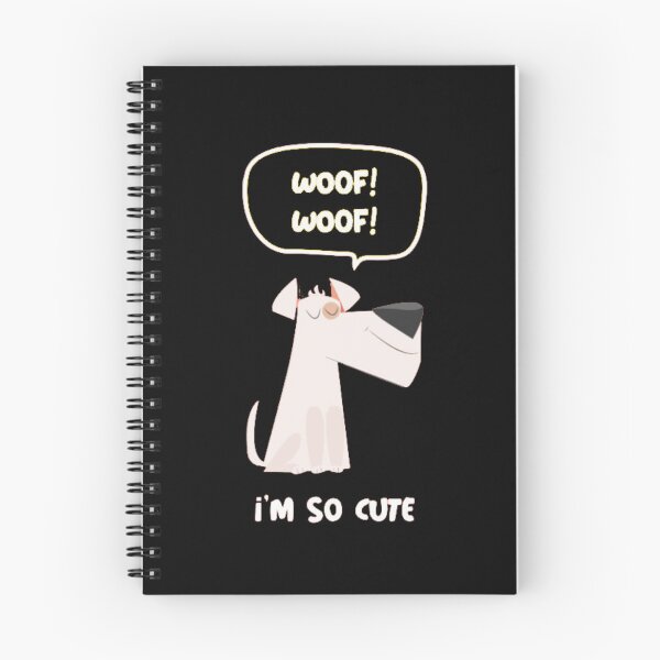 Item preview, Woof Woof I'm So Cute - White Dog Speech Bubble Cartoon designed and sold by GenZFashion000.