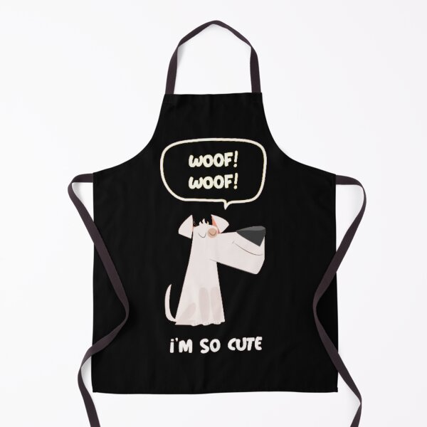 Item preview, Woof Woof I'm So Cute - White Dog Speech Bubble Cartoon designed and sold by GenZFashion000.