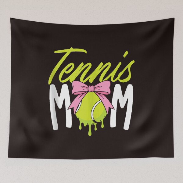Item preview, Tennis Mom Pink Bow Dripping Tennis Ball Cute Vintage Sports Design designed and sold by mari-kayden.