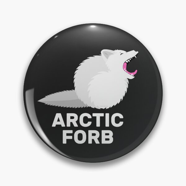 Item preview, Arctic Fox Orb Forb with Text designed and sold by WebCanids.