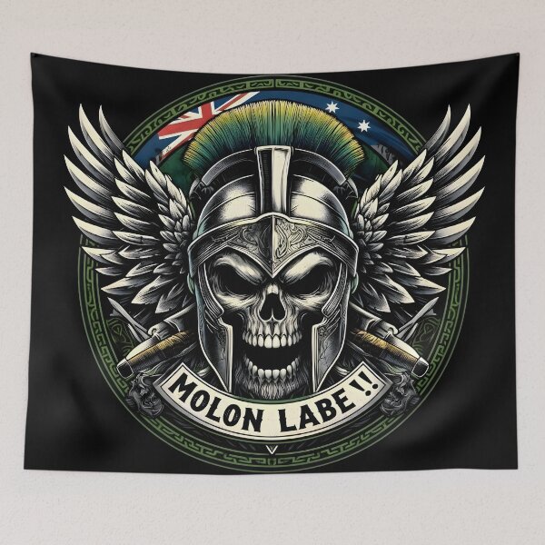 Item preview, MOLON LABE!! – Aussie Hellenic Edition designed and sold by Takin-Thepiss.