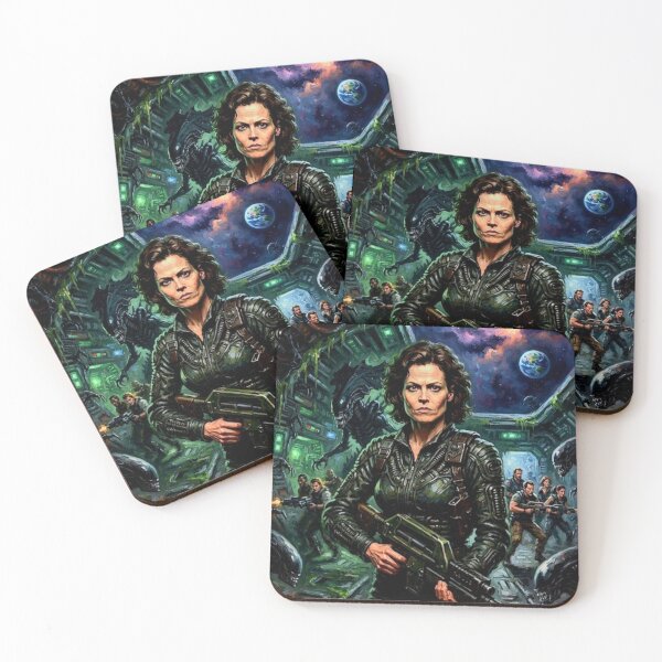 Item preview, Alien Resurrection Sci-Fi Horror Fine Art Tribute designed and sold by Art's Diner.