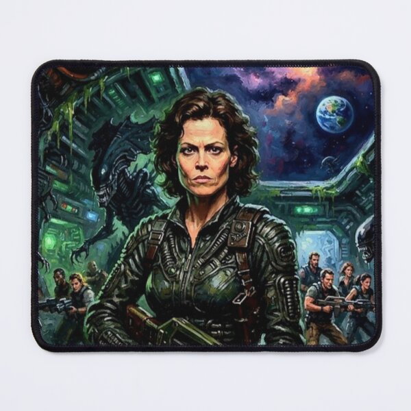 Item preview, Alien Resurrection Sci-Fi Horror Fine Art Tribute designed and sold by Art's Diner.