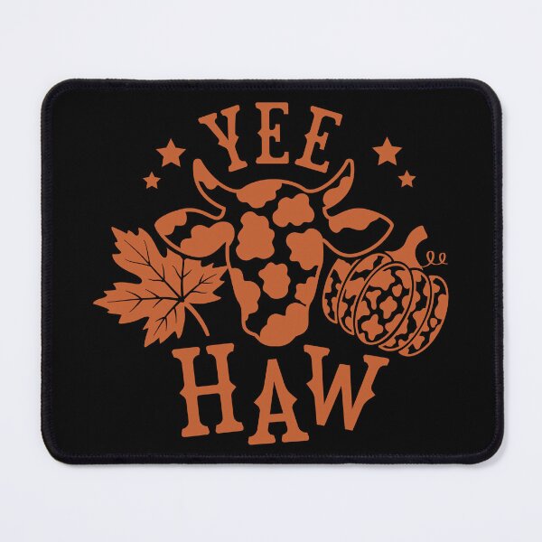 Item preview, Yee Haw Western Fall Cow Skull Pumpkin Vintage Country Autumn designed and sold by RinrinDesigns.