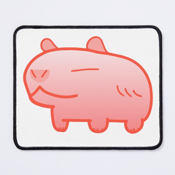 Item preview, Peachy Pink Capybara designed and sold by MiscibilityArt.