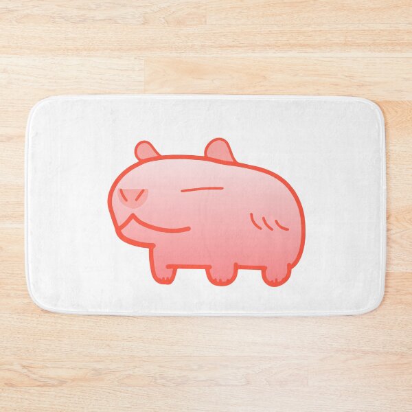 Item preview, Peachy Pink Capybara designed and sold by MiscibilityArt.