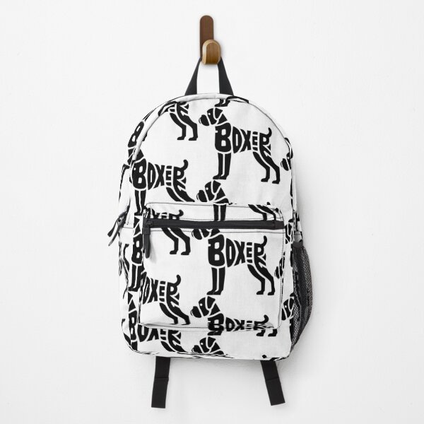 Item preview, Boxer Dog Typography Silhouette designed and sold by pixiedustpaint.