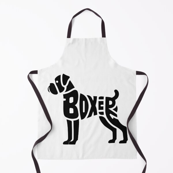 Item preview, Boxer Dog Typography Silhouette designed and sold by pixiedustpaint.