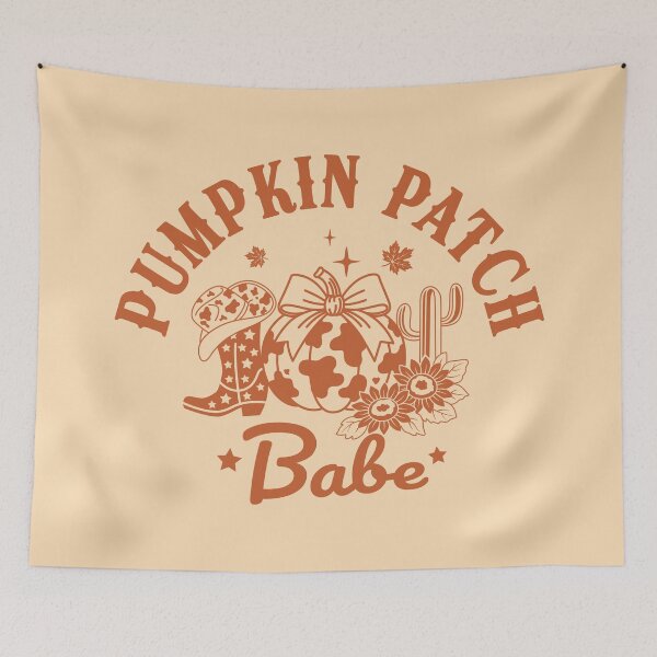 Item preview, Pumpkin Patch Babe Western Cowgirl Fall Vintage Boots Pumpkin designed and sold by RinrinDesigns.