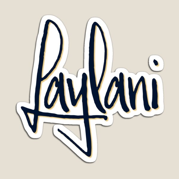Item preview, LAYLANI personalized type design designed and sold by CharlottePlaceArt.