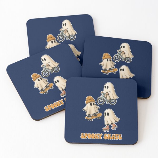 Item preview, Spooky Skaters Cute Ghost Design  designed and sold by heulwenpat.