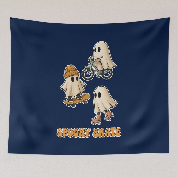 Item preview, Spooky Skaters Cute Ghost Design  designed and sold by heulwenpat.