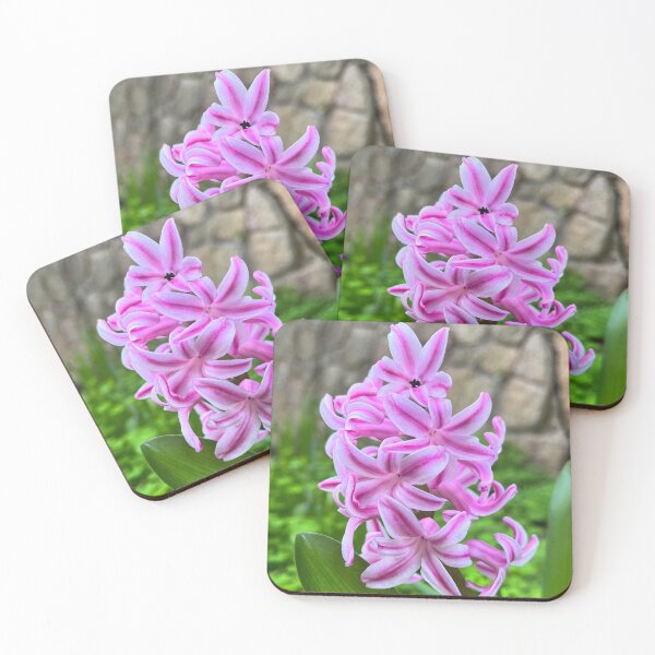 Item preview, Pink Hyacinth Botanical Spring Flower Photography designed and sold by Be Captured by Brittany Emma.