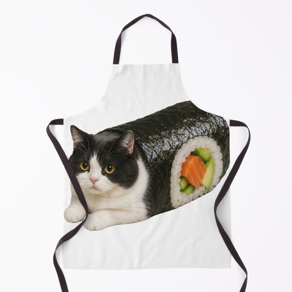 Item preview, Cute Tuxedo Cat Sushi Roll designed and sold by Jaideep Walia.