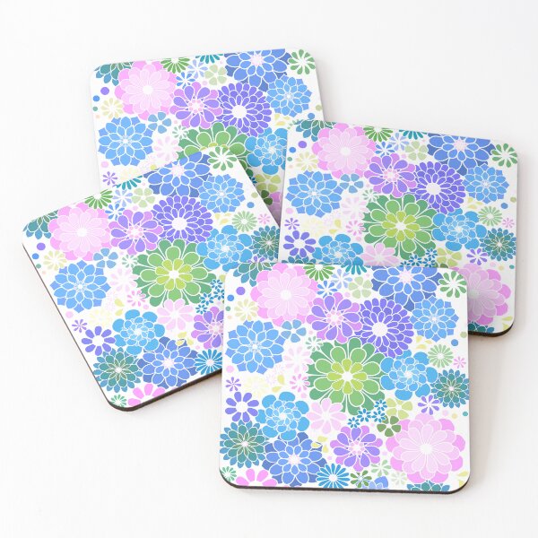 Item preview, Colorful Groovy Hippie Colorful Botanical Pattern designed and sold by Alondra.