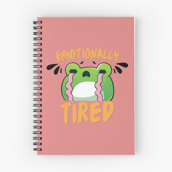 Item preview, Emotionally Tired Low Energy Aesthetic quote designed and sold by WallMuseStudio .