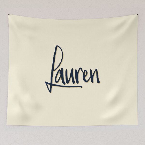 Item preview, LAUREN personalized type design designed and sold by CharlottePlaceArt.
