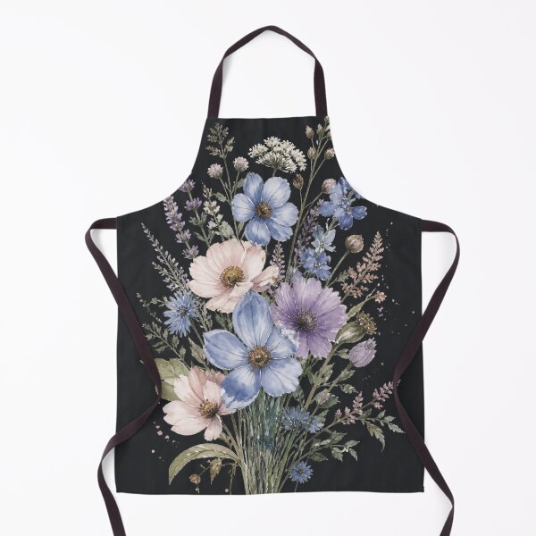 Item preview, Pastel Wildflowers Bouquet Poster | Blue Pink Lavender Floral Print designed and sold by FestivityFinds.
