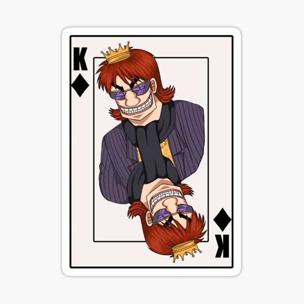 Kazuya the King of Diamonds Sticker