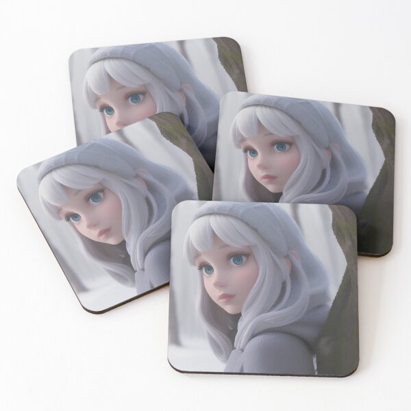 Aperçu de l'œuvre Winter Forest Girl Portrait créée et vendue par MoonGlyphSilence.