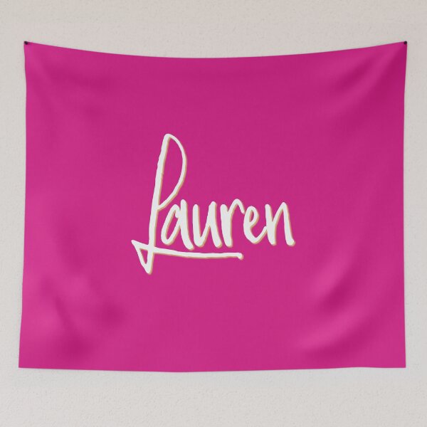 Item preview, LAUREN personalized type design designed and sold by CharlottePlaceArt.