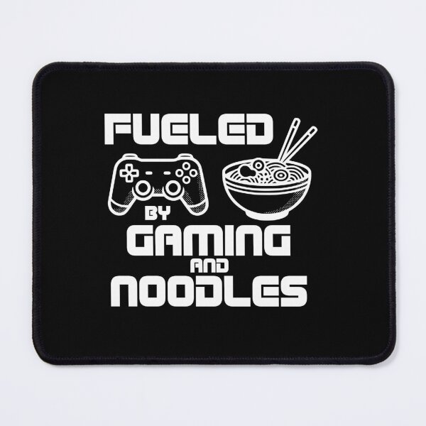 Item preview, Fueled By Gaming And Noodles Ramen Video Game Controller designed and sold by JoRealm.