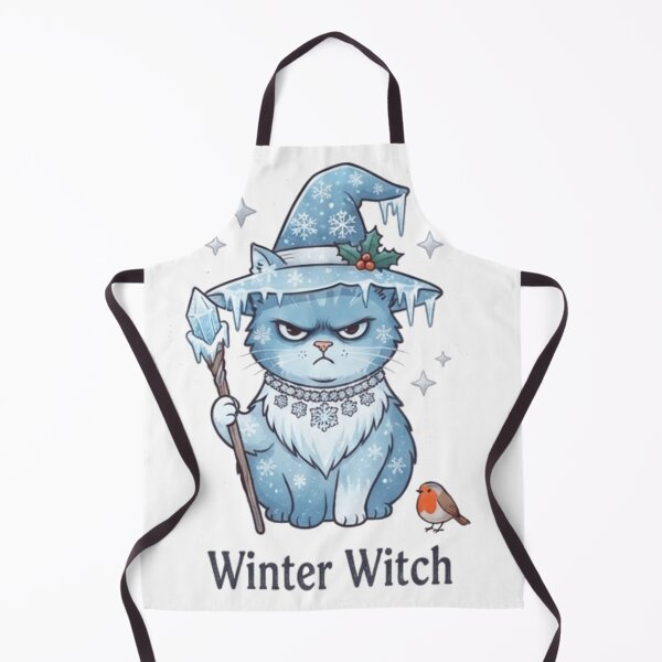 Artikelvorschau, Winterhexenkatze entworfen und verkauft von Wicca and mythical creatures .