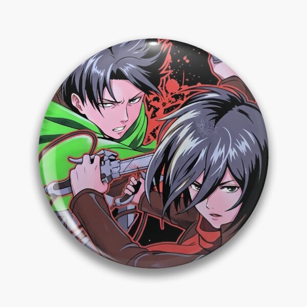 Item preview, Levi and Mikasa Combat Duo designed and sold by PRINTATSTUDIO.