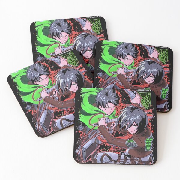 Item preview, Levi and Mikasa Combat Duo designed and sold by PRINTATSTUDIO.