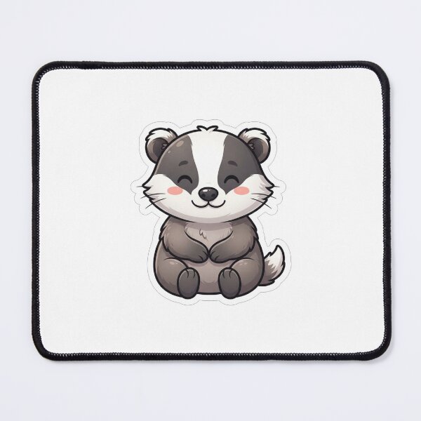 Item preview, Cute Little Badger Holding Paws designed and sold by Owcomm.