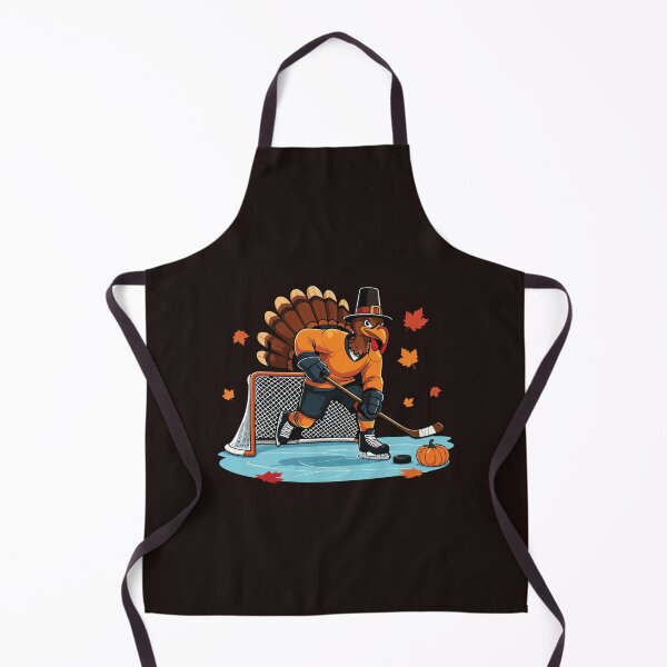 Item preview, Funny Thanksgiving Turkey Hockey Player Pilgrim Autumn Sports Design designed and sold by mari-kayden.