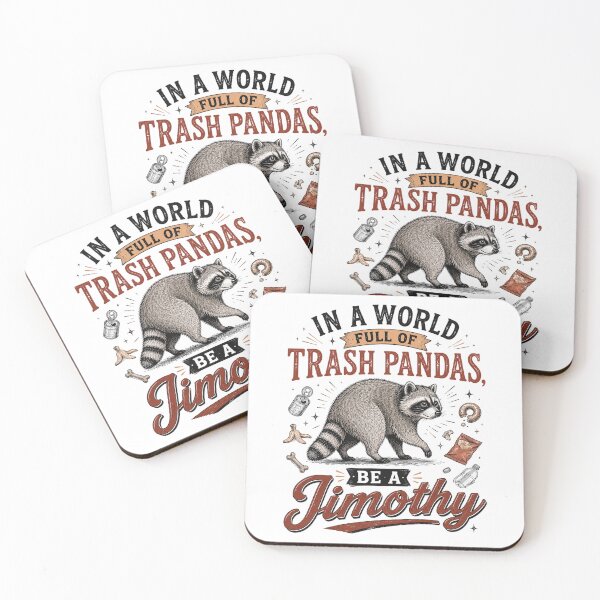 Item preview, In A World Full of Trash Pandas Be a Jimothy Funny Jimothy designed and sold by OlakunleOloroz.