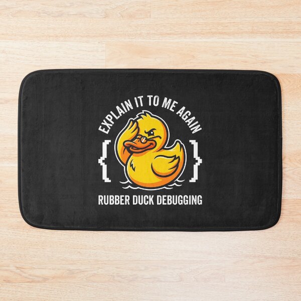 Item preview, Rubber Duck Debugging Software Engineer Tech Humor designed and sold by SplashTastic.