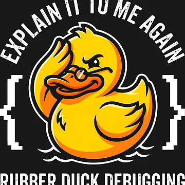 Artwork thumbnail, Rubber Duck Debugging Software Engineer Tech Humor by SplashTastic