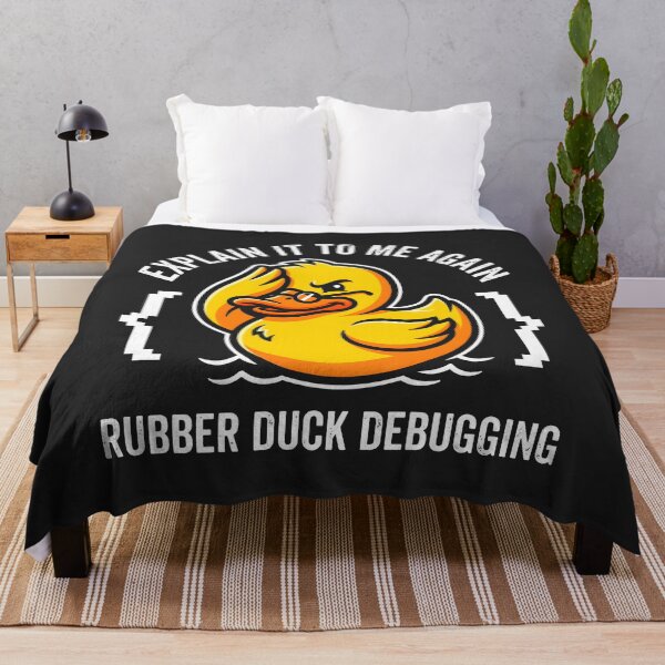 Item preview, Rubber Duck Debugging Software Engineer Tech Humor designed and sold by SplashTastic.