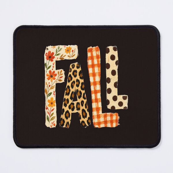 Item preview, Fall Floral Leopard Plaid Autumn Typography Cozy Pumpkin Season Design designed and sold by mari-kayden.