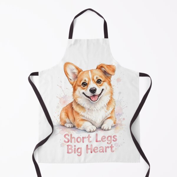 Item preview, Short Legs Big Heart - Cute Corgi Watercolor Dog Art designed and sold by SDKENERGY.