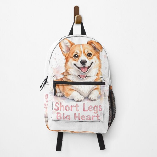 Item preview, Short Legs Big Heart - Cute Corgi Watercolor Dog Art designed and sold by SDKENERGY.