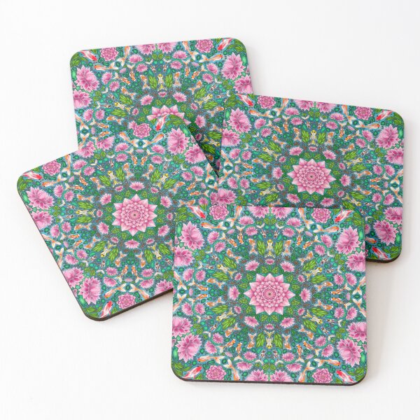 Item preview, lotus + koi pond pattern  designed and sold by subis-designs.