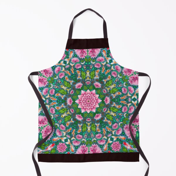 Item preview, lotus + koi pond pattern designed and sold by subis-designs.