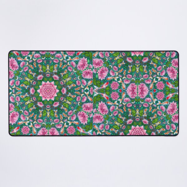 Item preview, lotus + koi pond pattern designed and sold by subis-designs.