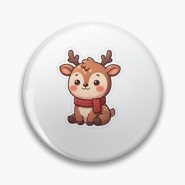 Item preview, Cute Baby Deer Wearing Red Scarf designed and sold by Owcomm.