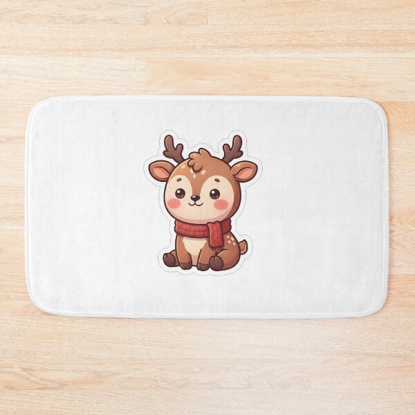 Item preview, Cute Baby Deer Wearing Red Scarf designed and sold by Owcomm.
