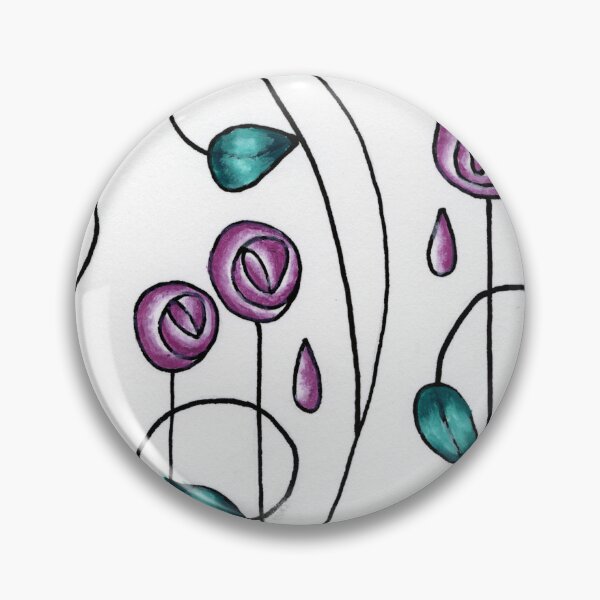 Item preview, Art Nouveau Mackintosh Roses designed and sold by HAJRA MEEKS.