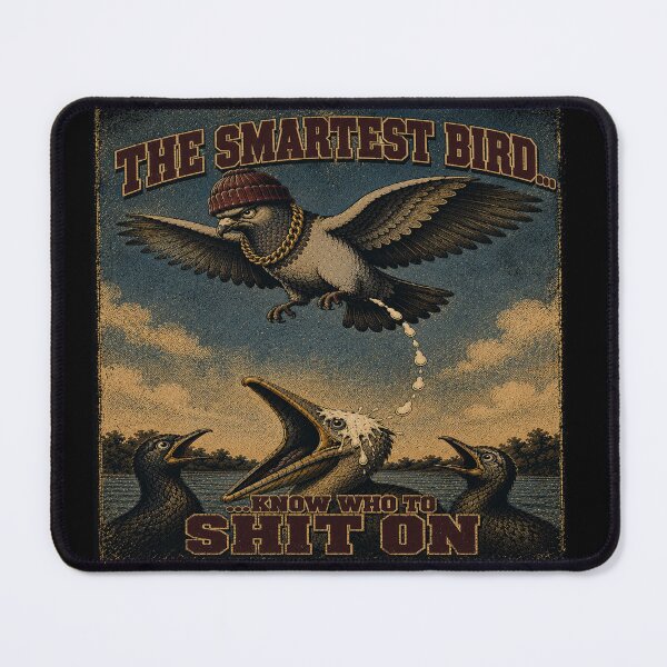 Item preview, The Smartest Bird...Know Who To Shit On | Urban streetwear designed and sold by PA1407.