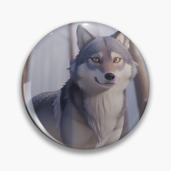 Item preview, Majestic Winter Wolf Portrait designed and sold by MoonGlyphSilence.