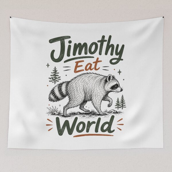 Item preview, Jimothy Eat World Funny Viral Raccoon Seattle Trash Panda designed and sold by OlakunleOloroz.