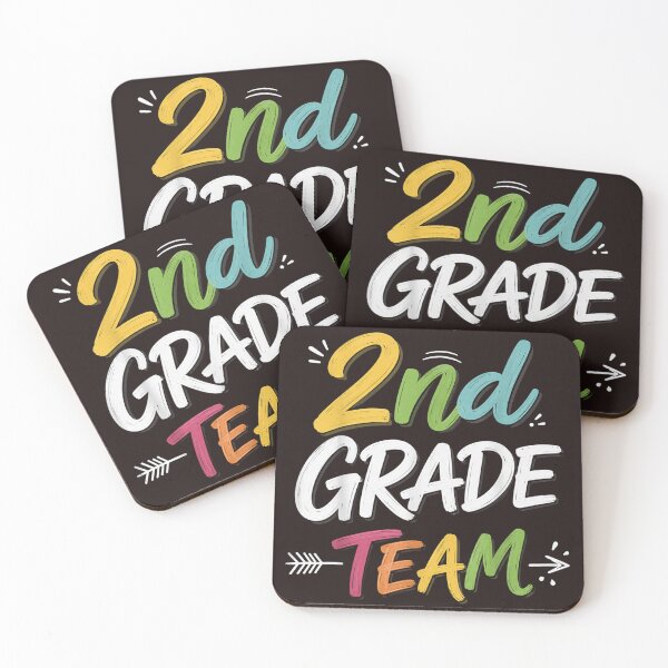 Item preview, 2nd Grade Team Back to School Rainbow Typography Student Design designed and sold by mari-kayden.